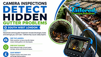 How Camera Inspections Detect Hidden Gutter Problems in South West London