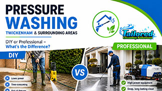 Pressure Washing Twickenham: DIY vs Professional – What’s the Difference?